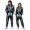 Z55-Black, variant on Black Skeleton Printed Jumpsuit Costume, Men's bone-printed skeleton Zip Suit, Breathable Air-Layer Polyester, Sizes S–X