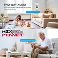 thumbnail image 4 of HEX Power Indoor 1080P Pan Tilt E27 Light Bulb Camera | Discreet Wireless Home Surveillance Camera with Audio Recording, Color Night Vision, Motion Sensor, and Alarm, 4 of 10