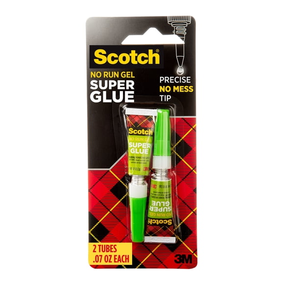 Scotch General Purpose Super Glue Gel, .07 oz, 2 Count