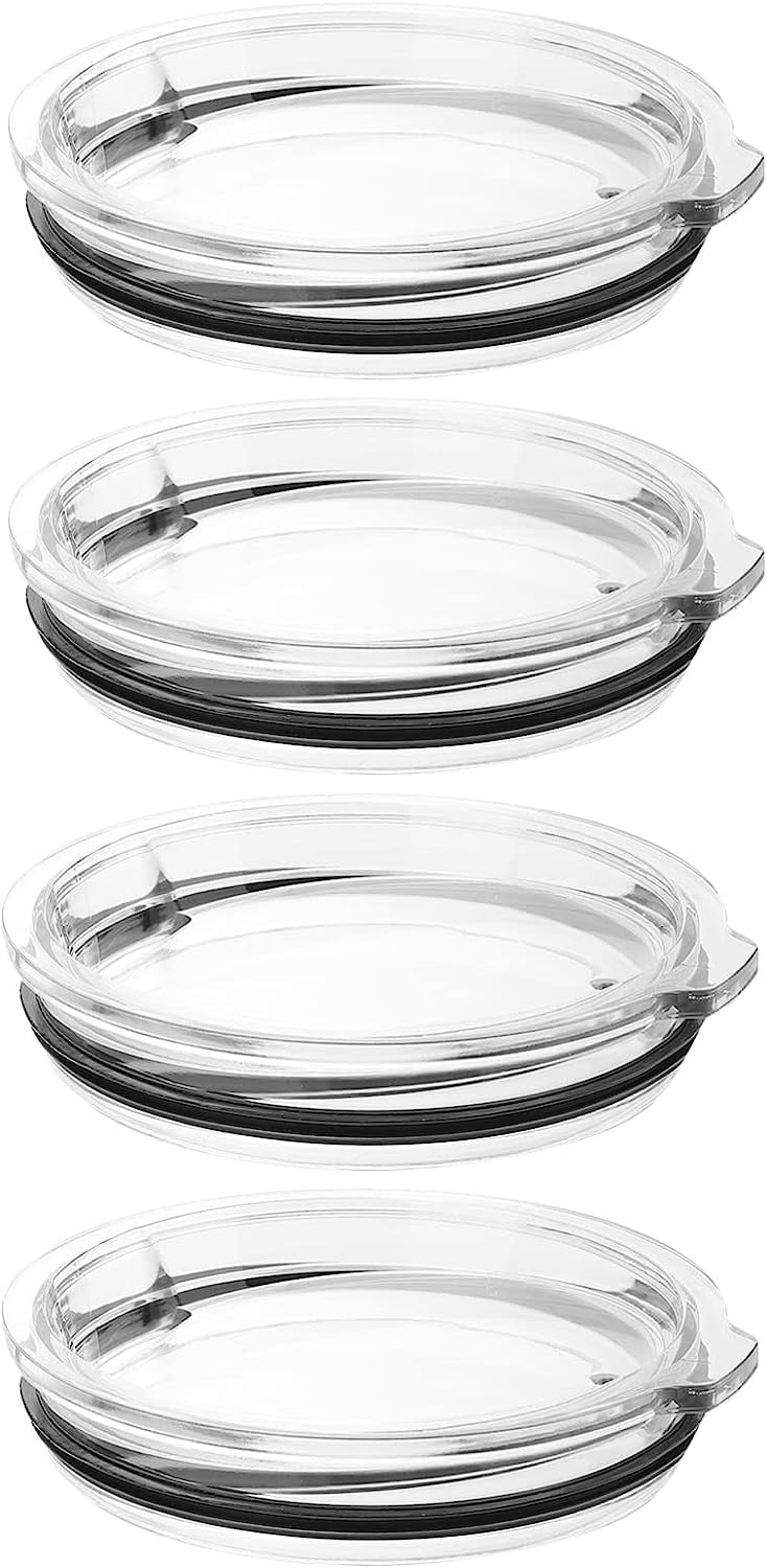 4PCS Tumbler Replacement Lids, Plastic Resistant Lids Covers, Spill