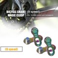 thumbnail image 3 of 2 pares 9/10/11/12 bicicleta ciclo cadena que enlace 9 es de colores Sunnimix conector de cadena de bicicleta, 3 of 8