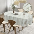 thumbnail image 6 of Oval Tablecloth 60x120in for Oval Table Waterproof Table Cloths for Dining Room Indoor Outdoor Table Cloth, 6 of 6