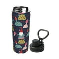 thumbnail image 2 of Fotbe Gnome With Mushroom Pattern 18 Oz Sports Insulated Kettle Vacuum Cup Stainless Steel Travel Mug Cup Thermal Flask,Insulated Kettle for Cycling Gym Basketball Outdoor, 2 of 7