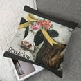 thumbnail image 7 of nygtbtfer I Just Freaking Love Cows Throw Pillow Covers,Farmhouse Cow Print Decor Pillow Covers for Bedroom Living Room Office,Cow Gifts for Cow Lovers White, 7 of 7