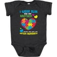 thumbnail image 3 of Inktastic I Wear Blue for My Brother Autism Awareness Boys or Girls Baby Bodysuit, 3 of 5