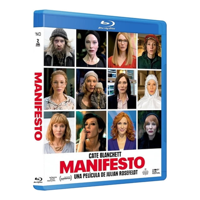 Blu Ray Manifesto Zima Cate Blanchett Película Nuevo