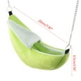 thumbnail image 3 of Small Hammock Warm Bed Comfortable Banana Hideout Cage Accessories for Sugar Glider Hamster Ferret Easy to Hang, 3 of 11
