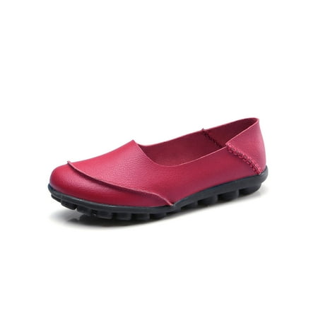 

Crocowalk Women’s Soft Loafers Comfort Slip-on Casual WRAking Flat Driving Moccasin Shoes US 4-13