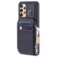 thumbnail image 4 of Decase For Samsung Galaxy S23 Ultra,Wallet Case PU Leather Shockproof Shell Detachable Lanyard & Wrist Strap,Magnetic Buckle Back Cover Zipper Wallet Card Holder Pocket for Galaxy S23 Ultra,Black, 4 of 9