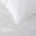 thumbnail image 4 of Luxurious 1200 Thread Count King Size Goose Down Alternative Comforter, 100 Percent Egyptian Cotton, 750FP, 50Oz, Solid White Down Alt Comforter, 4 of 4