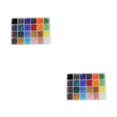 thumbnail image 1 of Transemion Bright And Beautiful Glass Beads Set For Adults And Students Beads & Bead Assortments Making Unique Shapes 2Set, 1 of 6