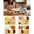 thumbnail image 7 of Charcuterie Board Black Portable Cheese Tray with Lid & Ice Pack, 7 of 7