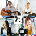 thumbnail image 4 of KOMI Kit de Microphone à Revers, Micro à Condensateur Omnidirectionnel Professionnel Compatible avec iPhone Android Téléphone Intelligent Enregistrement Vidéo Interview YouTube, Micro à Réduction de Bruit (Kit de Microphone), 4 of 5