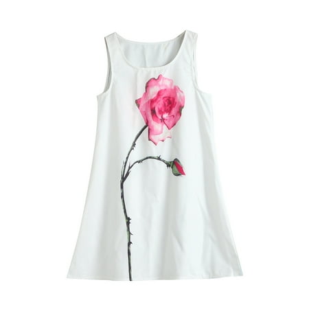 

Cute Spring Dresses Toddler Girls Summer Princess Dress Kids Baby Printing Party Sleeveless Dresses