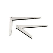 Stainless Steel Bracket Folding Support Shelf Practical Wall Bracket Rack Durable Support Frame for Home (12 Inches)