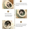 thumbnail image 6 of Aosijia Cat Bed Warm Pet Basket Cozy Kitten Lounger Cushion Cat House Tent Very Soft Small Dog Mat Bag Washable Cave Cats Beds Gray M, 6 of 10
