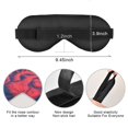 thumbnail image 7 of IAUYY Sleep Mask, Super Soft Eye Masks with Adjustable Strap, Lightweight Comfortable Blindfold,Perfect Blocks Light for Men Women Red Highlights Adorn, 7 of 7