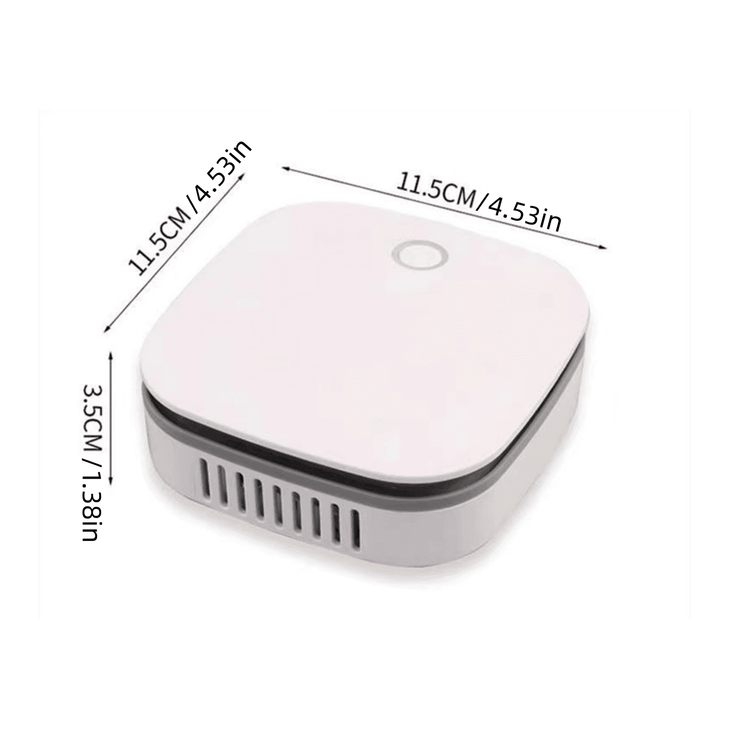 Portable Air Purifier - 5 Minute Quick Formaldehyde & Odor Removal, USB Rechargeable One Button Air Cleaner for Car, Refrigerator, Bathroom, Closet, Multi-Scenario Use