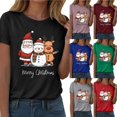 thumbnail image 6 of larppty Women's Christmas Fresh Graphic Seasonal Fall Family Tee (Pink, XXL), 6 of 7