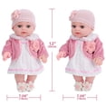 thumbnail image 4 of Muñeca bebé DOTVOSY de 30 cm con ropa y accesorios para más de 3 años, 4 of 6