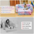 thumbnail image 6 of Lamerge Kids Couch for Playroom, Glow in The Dark Toddler Modular Couch, Convertible Baby Play Foam and Floor Cushion, Kids Play Sofa Couch for Nursery Bedroom (Rainbow+Unicorn), 6 of 10
