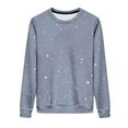 thumbnail image 3 of Maean Women Crew Neck Sweatshirt Lightweight Long Sleeve Casual Tops Fall Basic Cute Pullover Outfits, 3 of 7