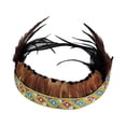 thumbnail image 2 of Tocado de plumas jinwen para Adulto B, 2 of 8