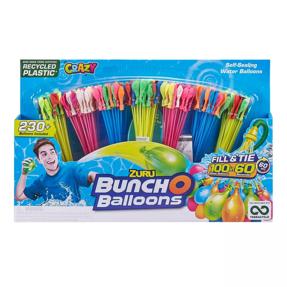 Zuru Rapid Fill Bunch O Balloons Crazy 7 Pack