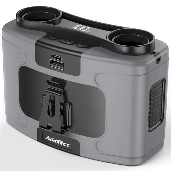 Ventilador de cintura portátil AddAcc, batería de 20000 mAh, 10 velocidades