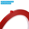 thumbnail image 4 of Cinta decorativa Uxcell de 1/8" x 72 yardas, paquete de 3, cinta delgada para posicionamiento en escritorio, roja, 4 of 6