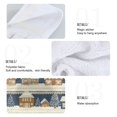 thumbnail image 2 of Yayeee Kitchen Hanging Hand Towels Set of 2 with Loop Bathroom Absorbent Tie Towel, Winter Village, 2 of 7