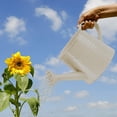 thumbnail image 2 of 1L White Metal Watering Can with Long Spout, Indoor Outdoor Watering Can for Plants, Galvanized Steel Gardening Kettle, 2 of 6