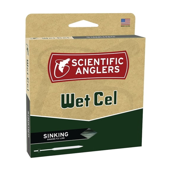 SCIENTIFIC ANGLERS Wetcel Type IV General Purpose Wf-6-S Black Sinking Lines (112352)