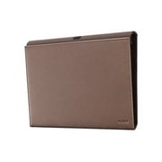 Sony SGP CV1 - Protective cover for tablet - genuine leather - brown - 9.4" - for Tablet S