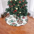 thumbnail image 2 of FMSHPON Skull Day of Dead Xmas Christmas Tree Skirt Stand Mat for Holiday Party Decoration Indoor Outdoor 48 inches, 2 of 3