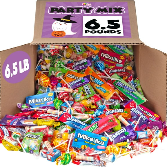 Halloween Candy Bulk - 6.5 Pounds - Assorted Pinata Mix  - Trick or Treat - A Great Surprise - Parade Goodie Bag Variety Pack