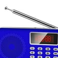 thumbnail image 3 of Receptor de Radio Soledad Portátil USB TF FM Recargable Azul, 3 of 5