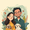 Couple And Dogs Portrait, variant on Qisvanset Couple And Dogs Portrait Canvas Wall Art 15.75x11.81 Inches