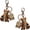 H1-2 pcs, variant on Vintage Cute Patchwork Ghost Key Chain Halloween Ghost Keychain halloween keychain Cute Spooky Boo Crew Key Ring Handmade Bag Charm for Wallet Handbag Halloween Party Favor Supplies