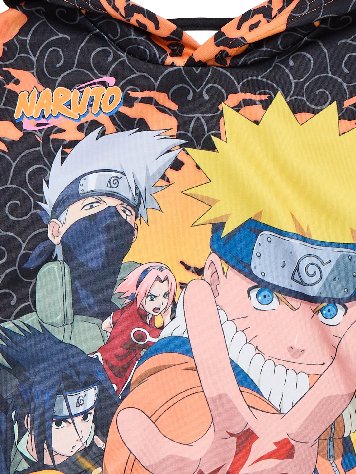 Naruto Boys Sublimated Graphic Hoodie, Sizes 4-18