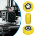 thumbnail image 3 of 8 Pcs Roue d'Imprimante 3D avec Roulement Linéaire 625RS, Roue à Poulie en Plastique pour Imprimante 20D, Jaune, 3 of 5