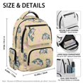 thumbnail image 4 of KEIAHUAN Pink Bow Fish School Backpack Set for Girls, Water Resistant & Durable, 17 Inch Large Capacity Student Backpack, 4pcs Kit, Back to School Gifts for Kids, Full Lunch Bag, Pencil Case, 4 of 7