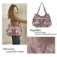 thumbnail image 4 of Angelkiss Women's Handbag Single Shoulder Bag with Detachable Strap Multiple Pockets, 4 of 5
