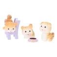 thumbnail image 1 of ColoMX 1 Conjunto de estatuas de artesanía de gato creativo Estatuajes de dibujos animados Gatito Estatuillas de escritorio Gatito Adornos, 1 of 7