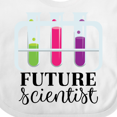 thumbnail image 4 of Inktastic Future Scientist Girls Chemistry Girls Baby Bib, 4 of 4