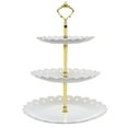 thumbnail image 2 of Soporte para cupcakes BuyWeek 3 niveles bandeja mayor durabilidad, 2 of 12