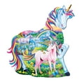 thumbnail image 3 of MasterPieces 100 Piece Shaped Jigsaw Puzzle - Unicorn Family - 14"x19", 3 of 5