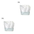thumbnail image 1 of Transemion Water Bag Lightweight Storage Jug Good Sealing Waters Bottle Water Container 10L 2Set, 1 of 6