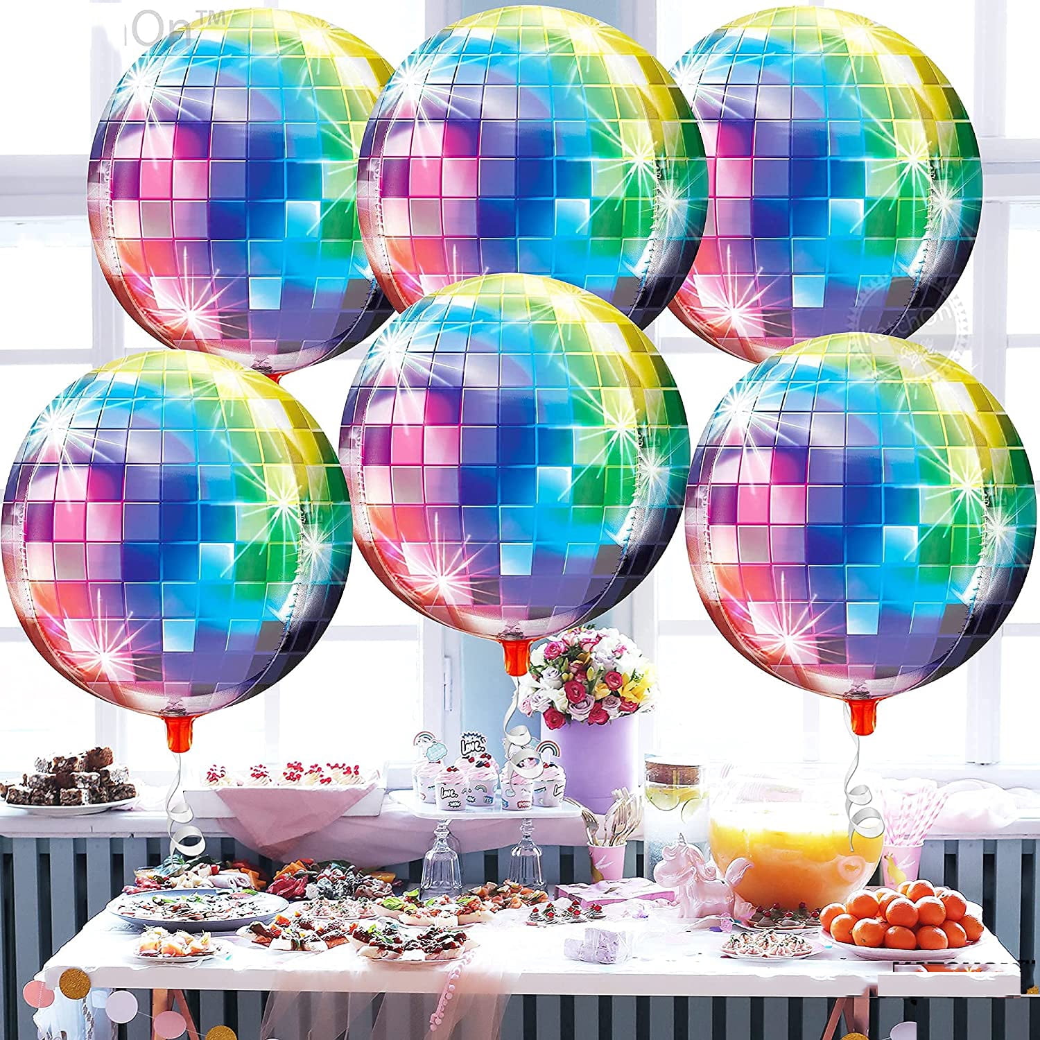 Party Long Lasting New Year Round Party Decor Disco Balloons Disco Ball  Balloons Party Decoration – the best products in the Joom Geek online store