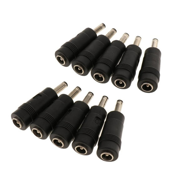 10 Pack Male to Female Terminal Power Charging Connector, DC Power Male Female Plug Adapter, Power Delivery Adapter without Cable